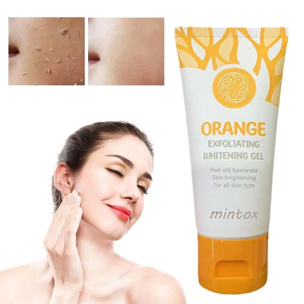 Gel Peeling viso riparatore pelle opaca Scrub viso idratante idratante rimozione della pelle morta crema nutriente schiarente per la pelle secca