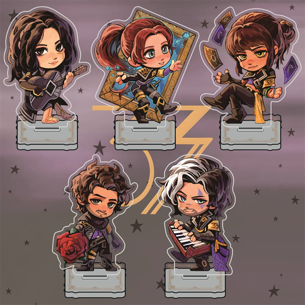 Clair Obscur Expedition 33 10cm Dark Fantasy Chibi Acrylic Stand Figures Keychain Collectible Standee Desk Decor Gift for Fans