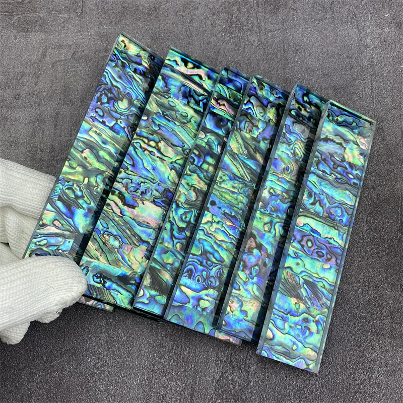 Natural New Zealand Abalone Shell Material Acrylic Composite Plates 4 Sizes DIY Handle Making Supplies