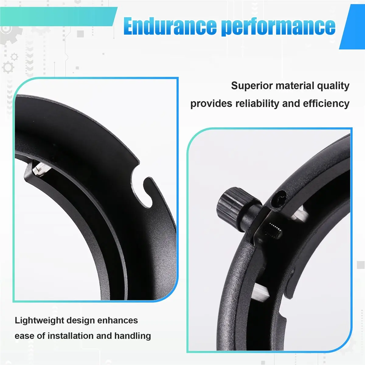 AA19 Photography Photo Studio for Elinchrom Mount to Bowens Mount Speedring Converter Adapter Ring for Bowen Mount Softbox B