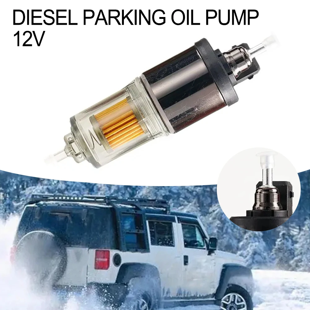 

12V 22ml Car Ultra Low Noise Fuel Metering Pump Heater Fuel Pump Pulse Metering Diesel Air Heater Automotive Accessories