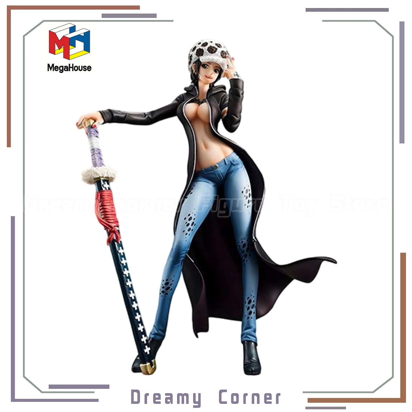 

【In Stock】MegaHouse POP I.R.O ONE PIECE TRAFALGAR.LAW Figure Model Toys