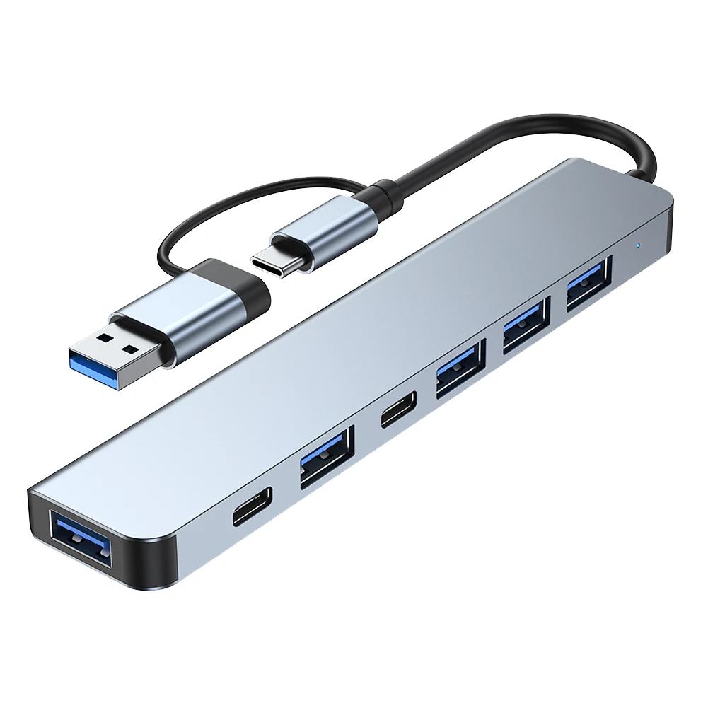 Airies multiport USB 3.0, répartiteur 4 ports USB C 3.0, 2.0 ports pour ordinateur portable