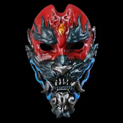 New Japanese Prajna Leopard Type Mask Tattoo Ball Bar Cosplay Party Resin Mask