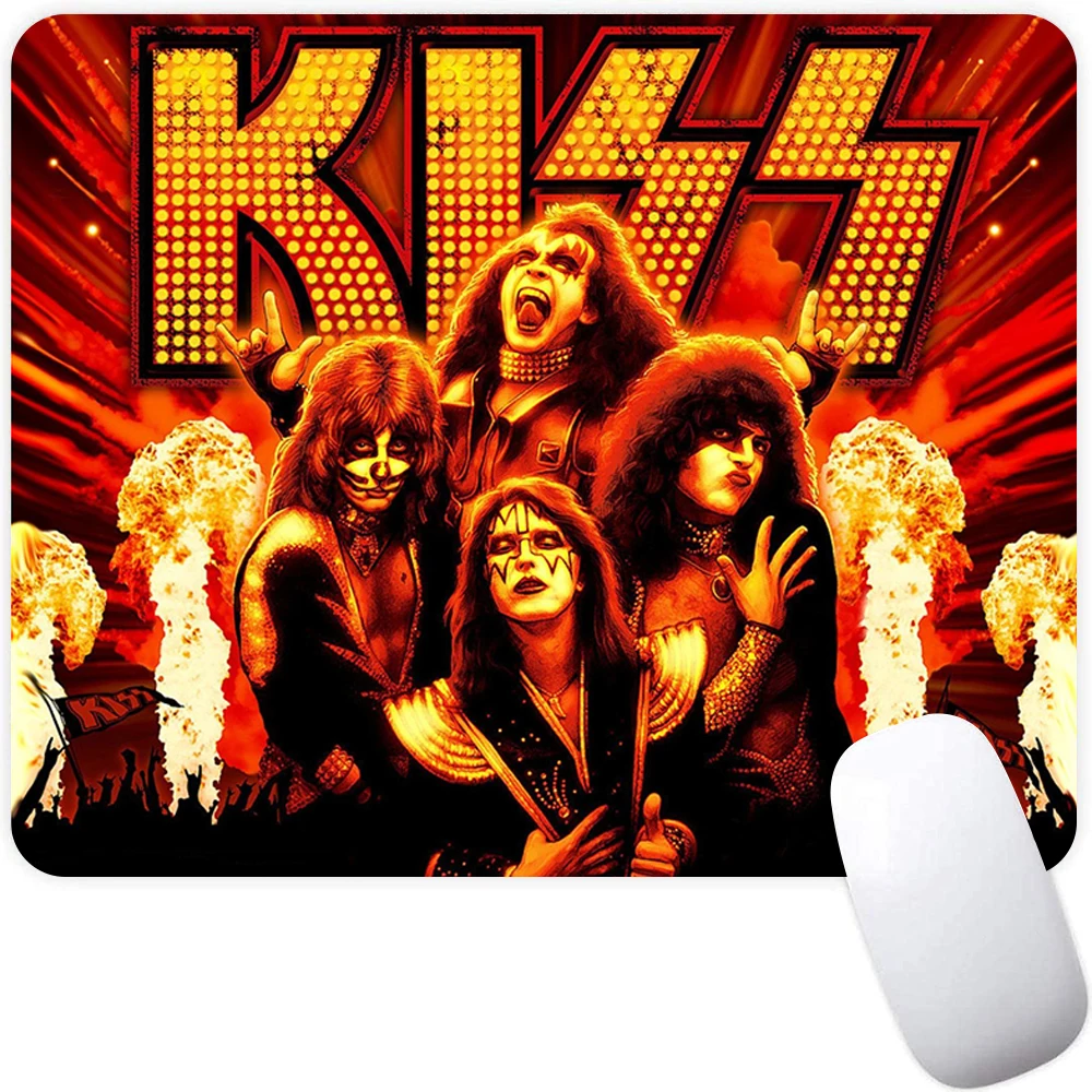 Kiss Band Small Gaming Mouse Pad Computer Mousepad PC Gamer Mouse Mat Laptop Mausepad XXL Mouse Carpet Keyboard Mat Desk Pad