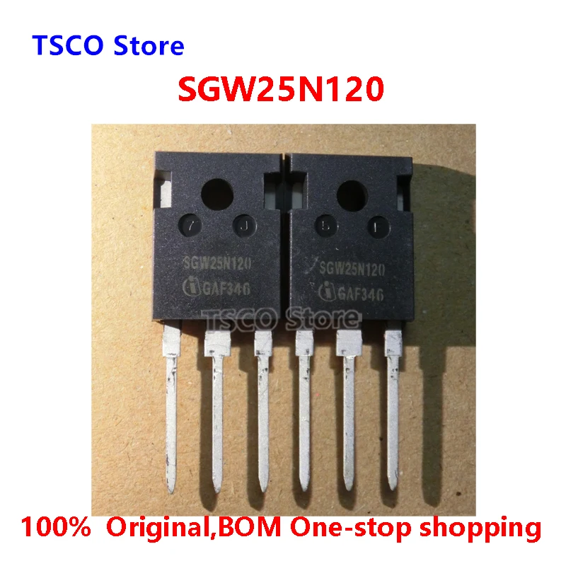 （5-10piece/LOT)   SGW25N120   IGBT 25A  1200V  New Original