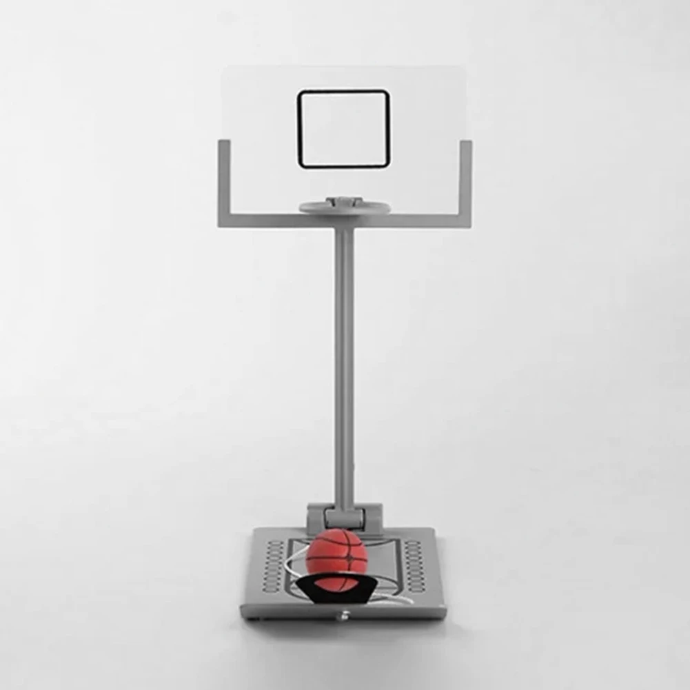 Super Sale Desktop Stress Relief Toys Folding Basketball Machine Handheld Mini Fun Basketball Hoops Office Desktop Toys
