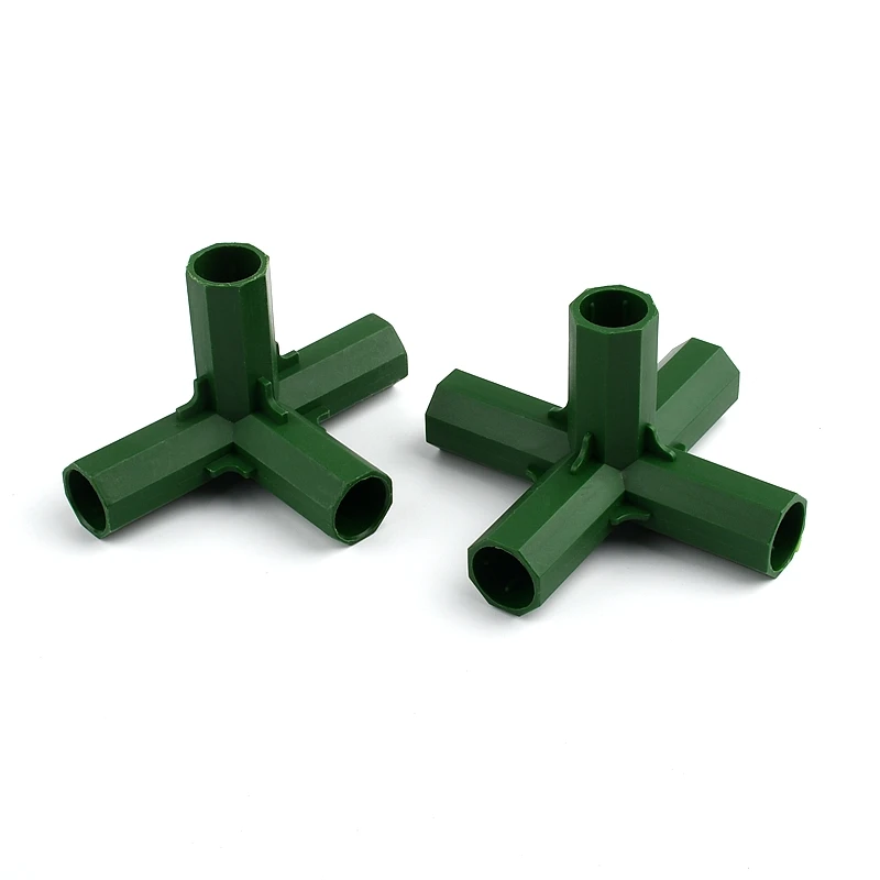 5~60PCS 8/11/16/20mm Gardening Support Accessories Garden Bracket Joint Vine Climbing Rack Greenhouse Plant Frame Connectors