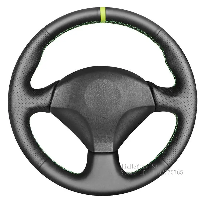 

Hand Sewn Non-slip Custom Artificial Leather Hand-Stitched Steering Wheel Cover for Honda S2000 / Civic Si Interior Accessories