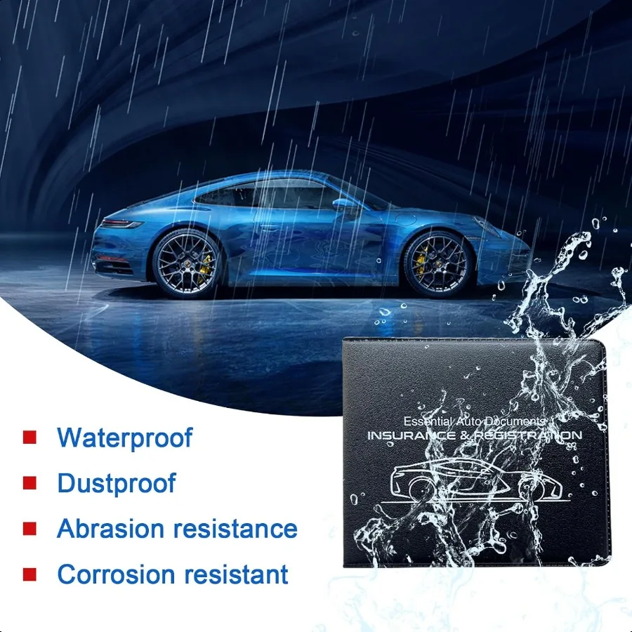 ซองใส่เอกสารรถยนต์ 2 ชิ้น พร้อมช่องเก็บของในรถ พร้อมฝาปิด อุปกรณ์ตกแต่งภายในรถยนต์