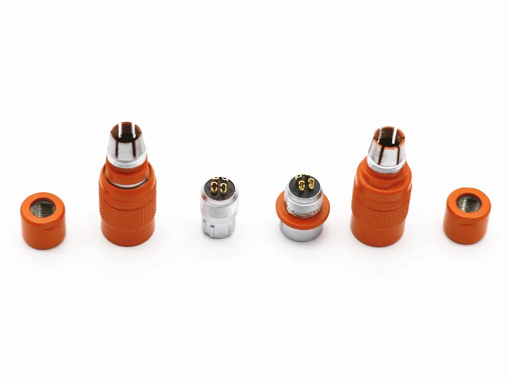 Angitu Matt Farbige YC8 4pin Aviator 1 Set Luftfahrt YC8 Buchse Stecker Männlichen Und Weiblichen Weiß Schwarz Gold Lila Orange rosa Blau – Detail 2