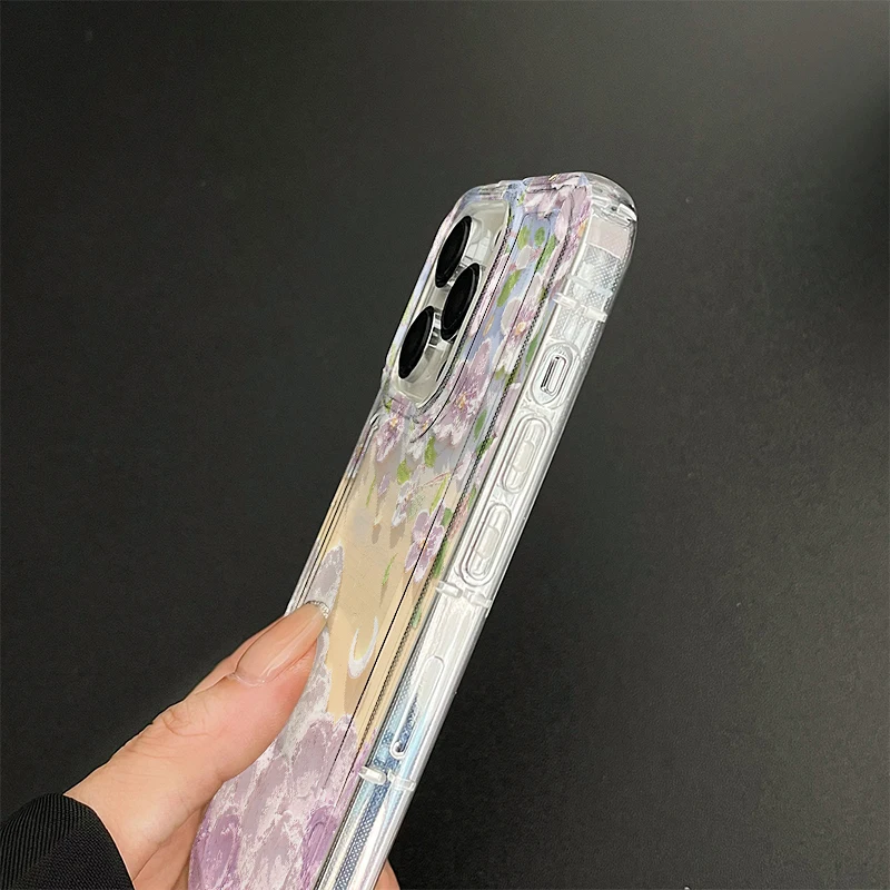 J3384 Fall Prevention Cushion Type For Samsung Galaxy A14 A34 A54 A52 A51 A72 A73 A12 A32 A23 A42 Case DIY Soft TPU Cover