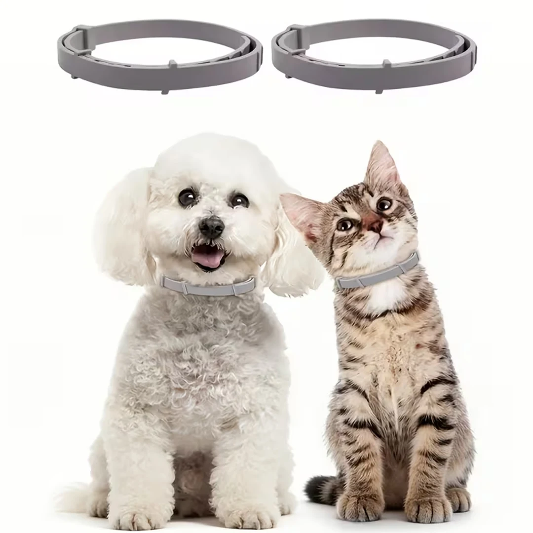 Collar de plástico ajustable para perros, collar impermeable para mascotas, para gatos, cachorros, 70cm, 38cm, adecuado para perros pequeños, medianos y grandes