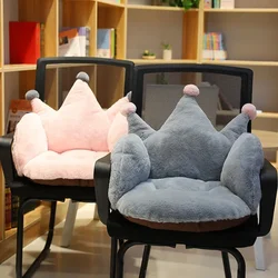 Rabbit Plush Cartoon Crown Office Chair Cushion Comfortable Non-slip Lumbar Support Chair Cushions Home Decor Pink Sofa Cushion