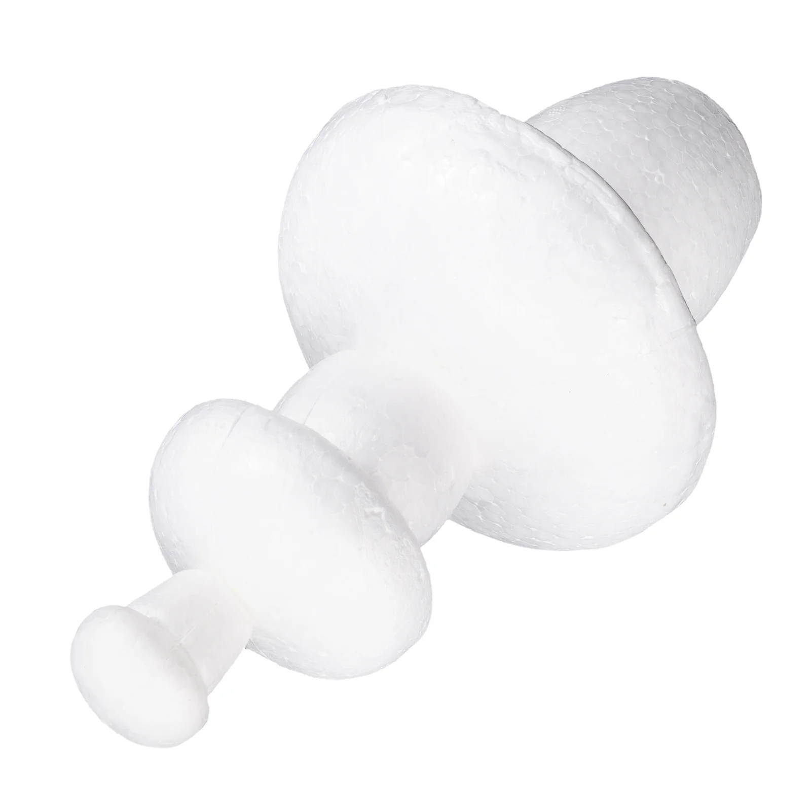 12 個 DIY ブランクフォームキノコ落書き子供のための DIY 絵画未塗装キノコモデルアートクラフト用品