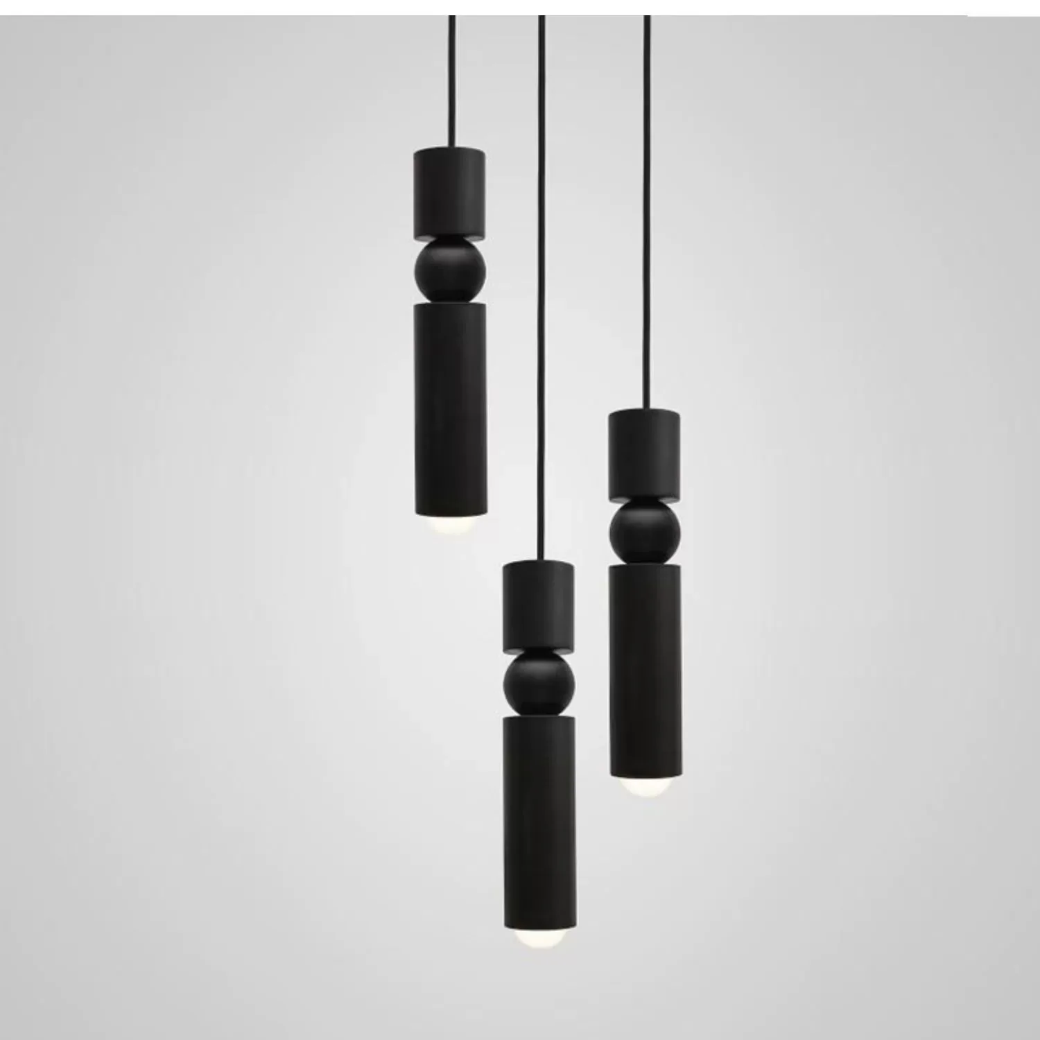 Modern Minimalist Spotlight Dining Room Long Tube Lamp Bedroom Bedside Kitchen Bar Dining Hall  LED Pendant Lamp Hanging