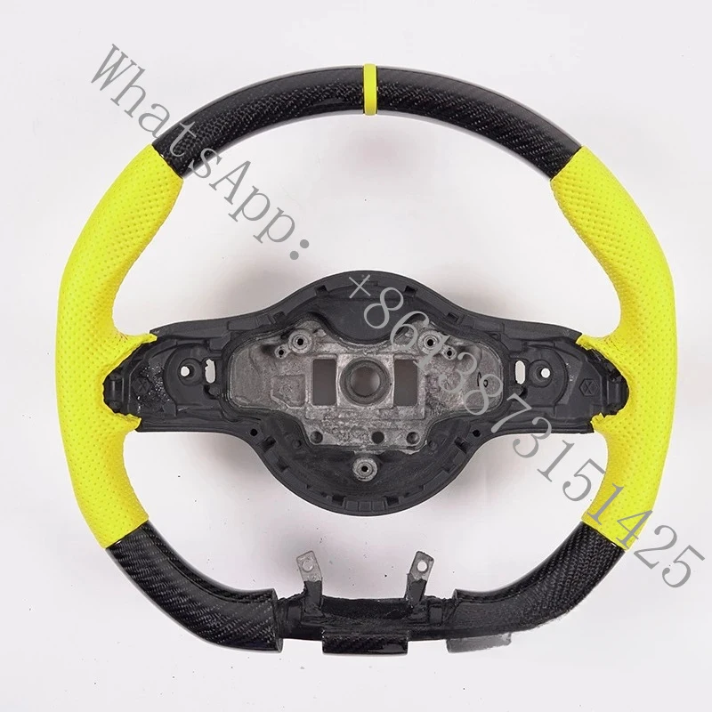 Suitable C63/C43 performance carbon fiber racing wheel, flat bottom, built precision