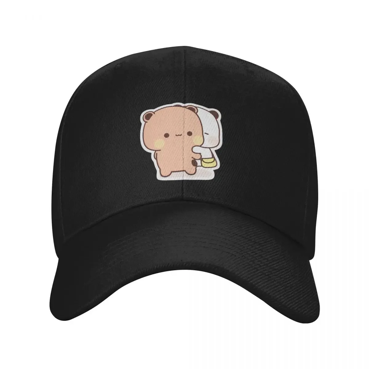 

DuDu Bear carrying his love BuBu Panda Baseball Cap Funny hats New In The Hat western Hat Woman Hats Men's