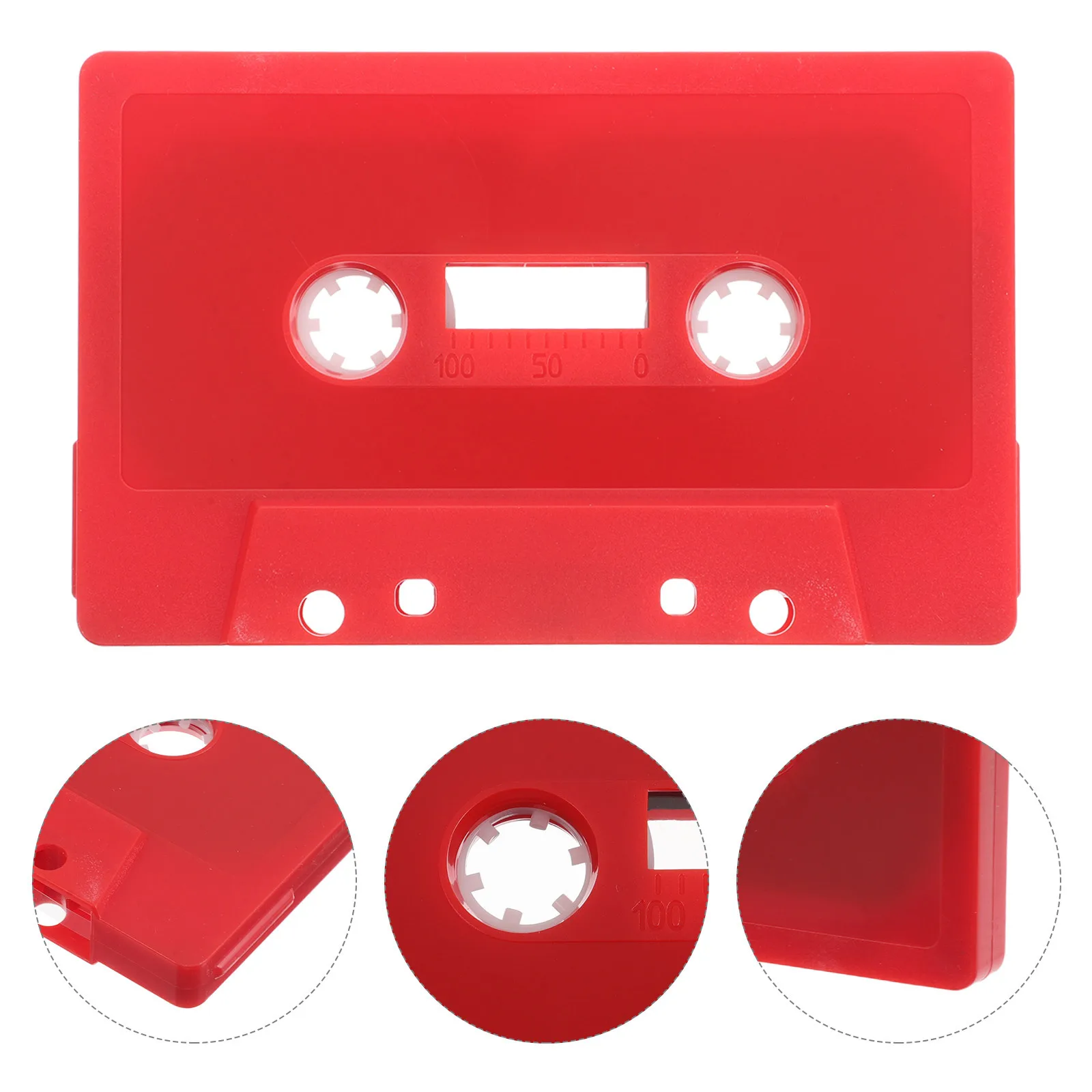 

2Pcs Retro Cassette Tape Decoration Blank Audio Cassettes No Core Vintage Music Party Supplies DIY Wall Decor Centerpiece