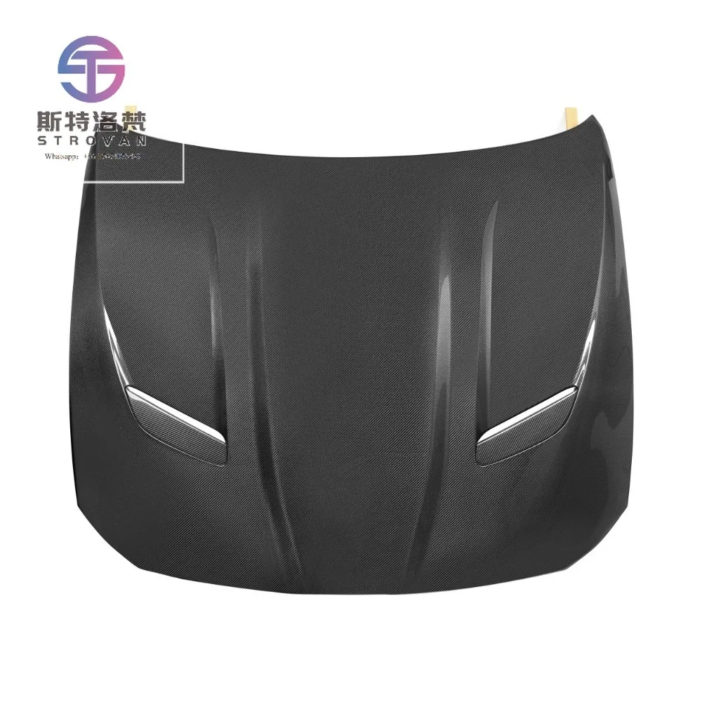 

F10 2011-2017 CS Style Dry Carbon Fiber Front Engine Hood Upgrade Car Engine Body Cover Accessories Bonnet for