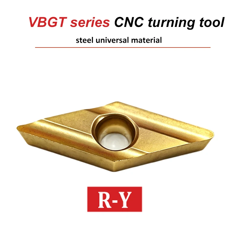 Feinbearbeitungs-CNC-Hartmetall-Diamant-Einsatz VBGT110304R-Y Außendreh-Einsatz für die Bearbeitung von Stahlteilen – Detail 4