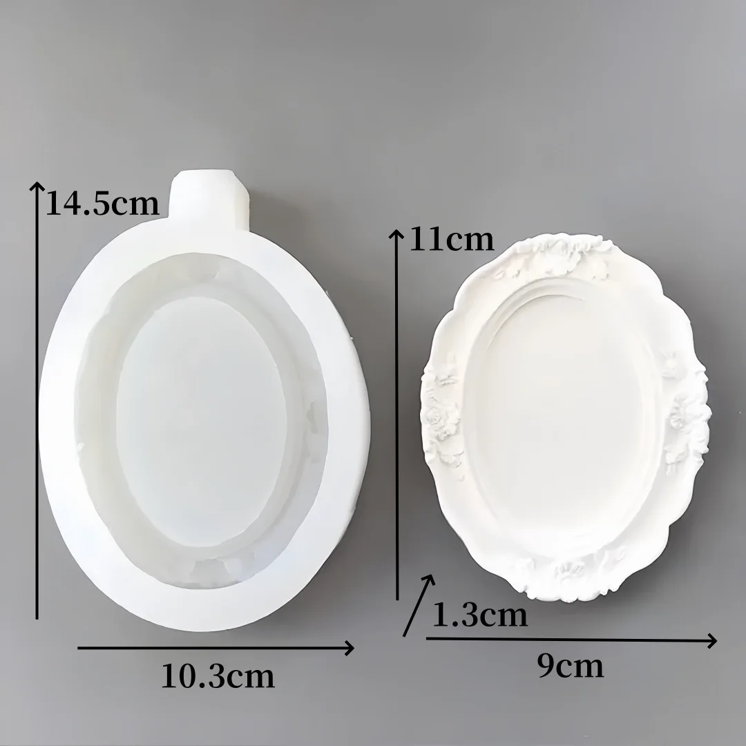 DIY Angel And Photo Frame Aromatherapy Plaster Mold Creative Gypsum Tabletop Ornament Decoration Mould