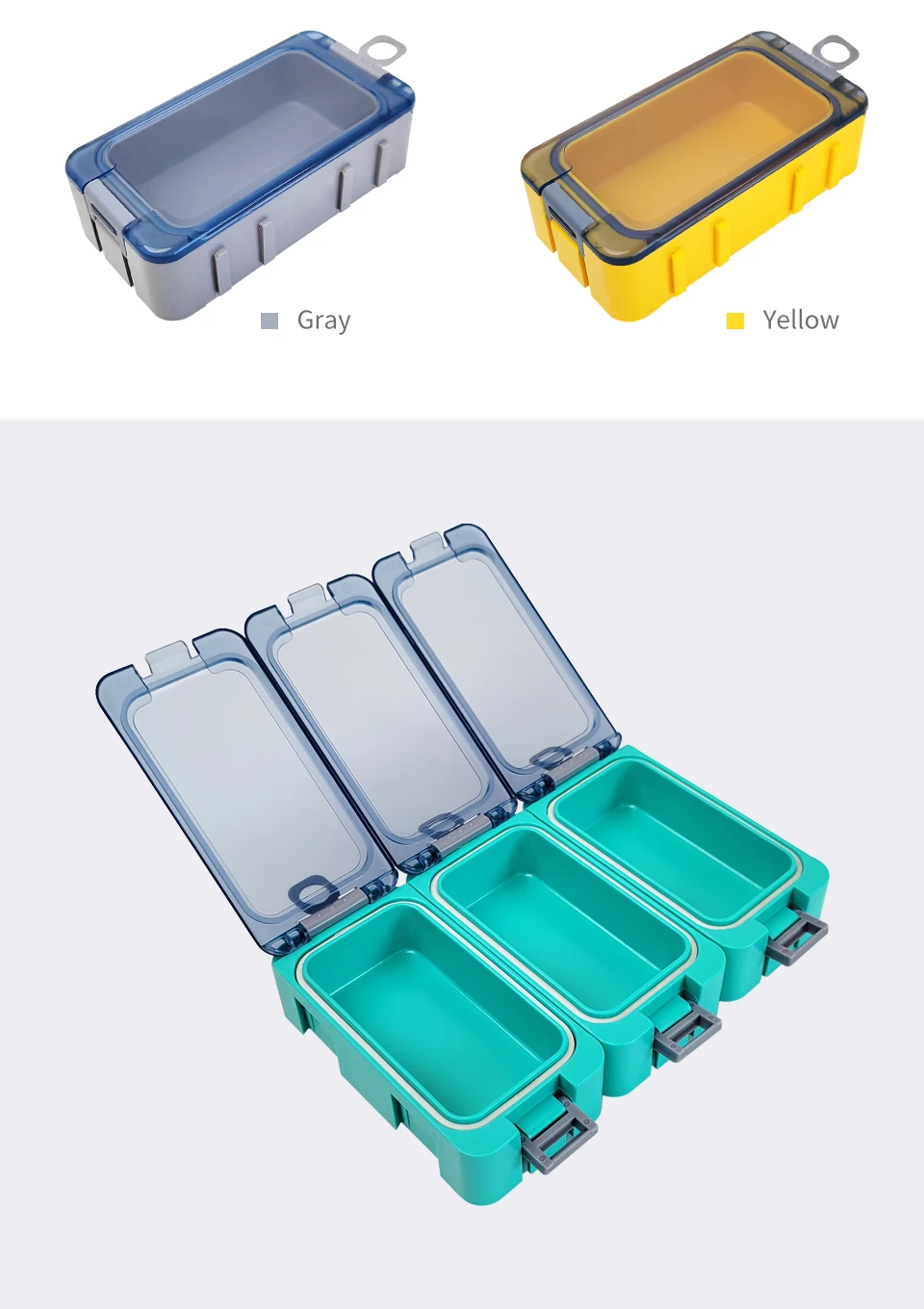 15 stücke Angelgerät Köder Lagerung Boxen Tragbare Köder Haken Organizer Mini Utility Lockt Angeln Box Meer Angeln Zubehör Box – Detail 8
