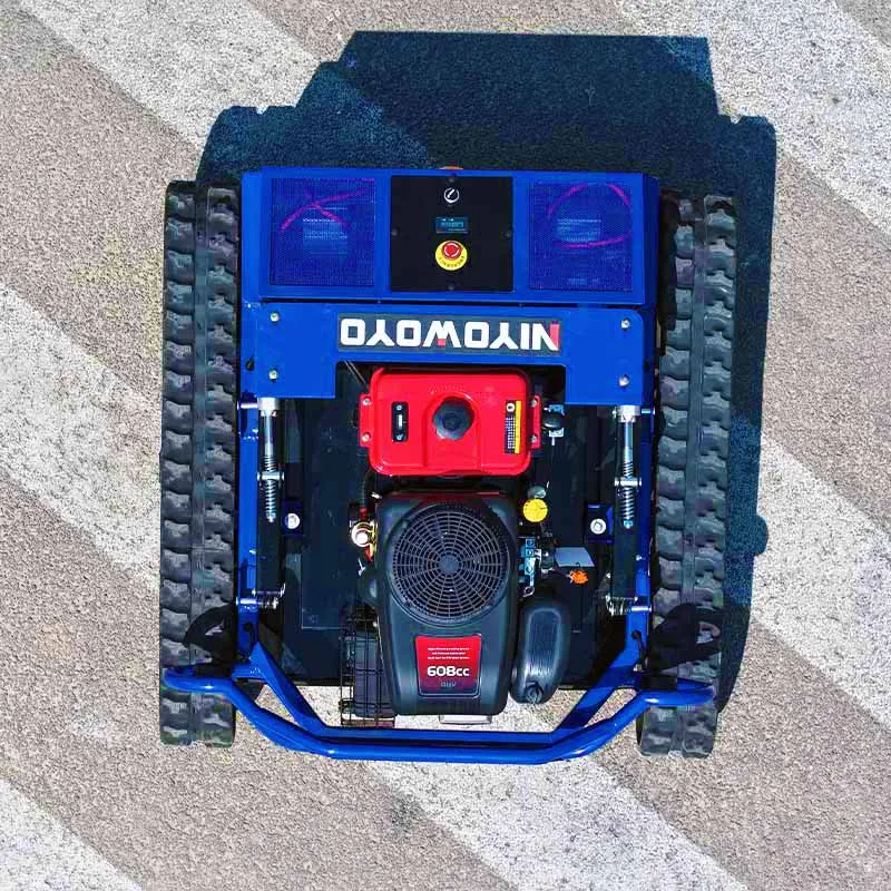 

800mm Factory Cheap Grass Cutter Robot Crawler Remote Control Lawn Mower With CE EPA