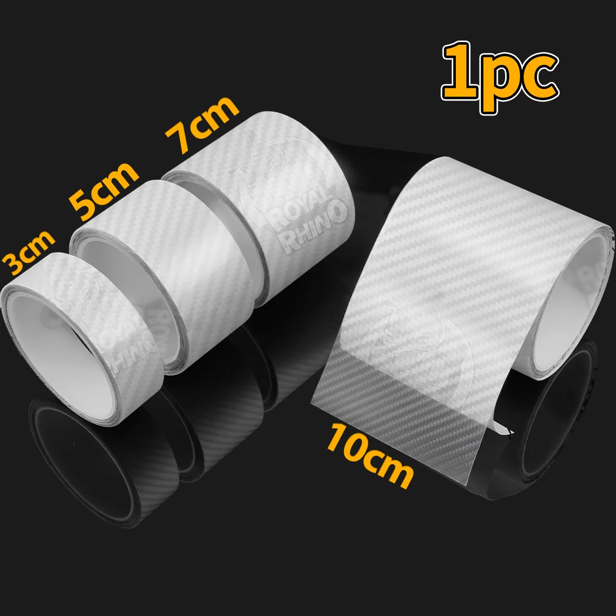 Carbon Fiber Car Door Threshold Protector Film Transparent Anti-Scratch Wear-Resistant Waterproof Edge Guard for Vehicle Protect