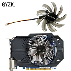 Nuovo per GIGABYTE GeForce GTX750ti 750 650 640 550ti 450 R777 R6670 Mini ITX ventola di ricambio per scheda grafica muslimah/T129215SM