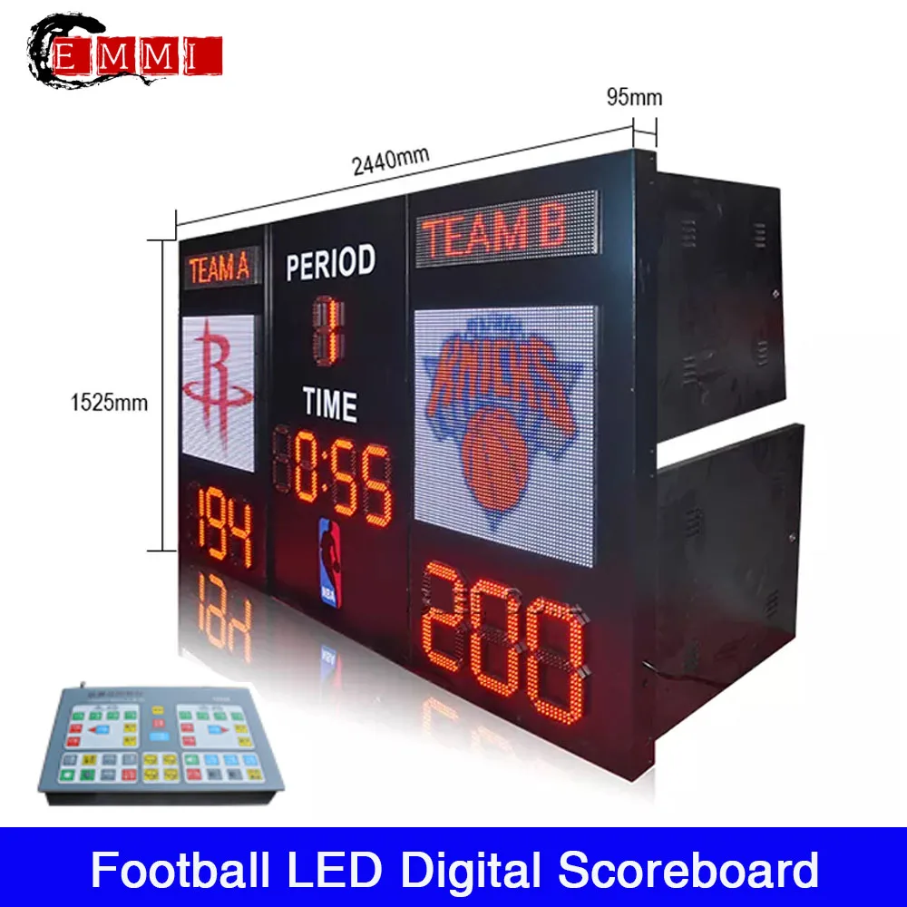 IP53 Waterproof Outdoor LED Scoreboard LED Football Scoreboard Soccer Scoreboard For Sports Games