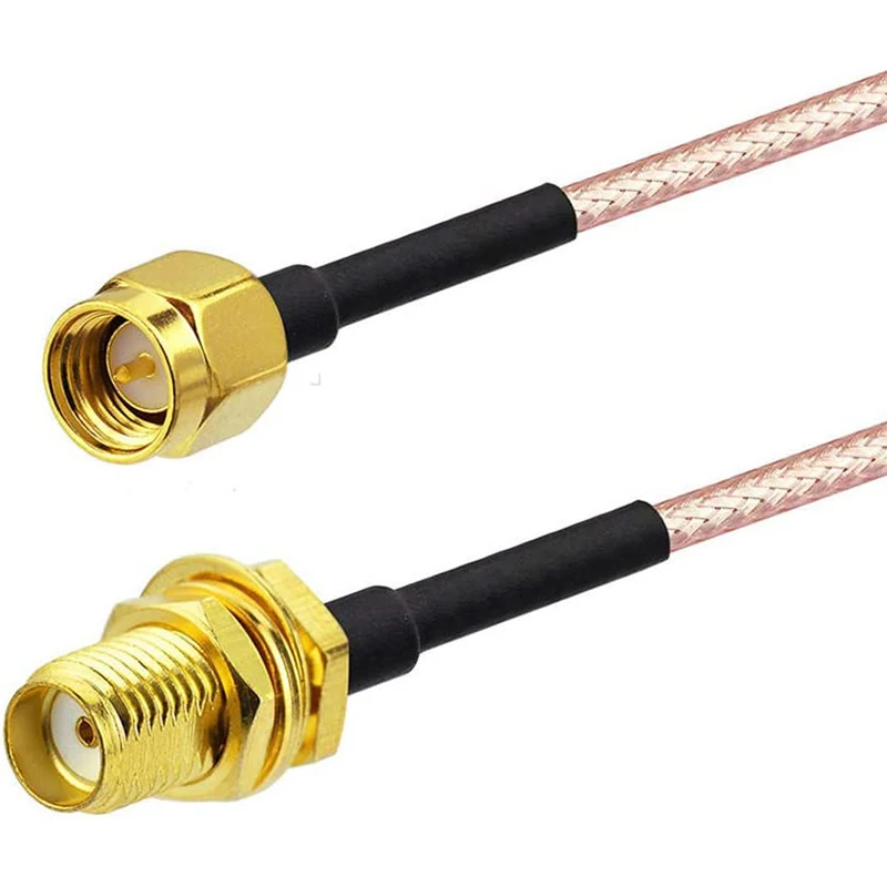 SMA Female Bulkhead Mount to SMA Male RG316 Antenna Extension Cable For 4G LTE Router Cellular SDR USB Dongle Receiver