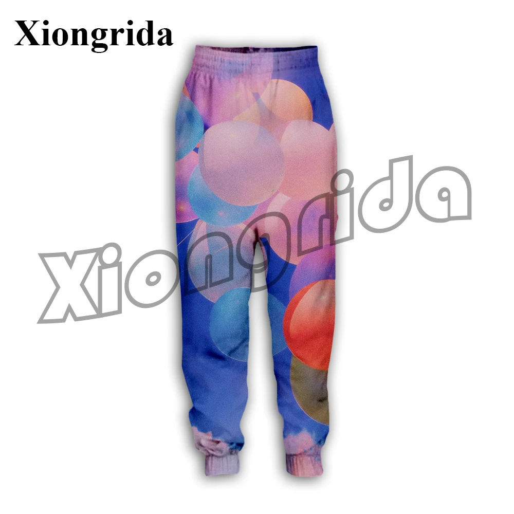 Pantalon de survêtement imprimé ballon coloré pour hommes, nouveauté 3D, taille haute, fjHarajuku, mode hip hop, streetwear