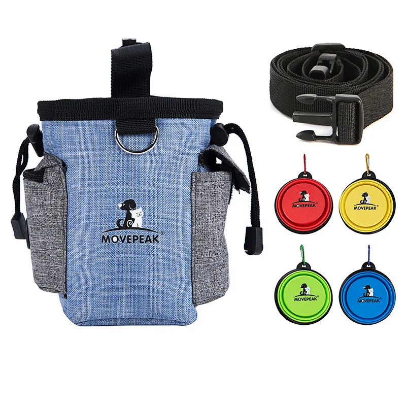 

Portable Dog Treat Bag Outdoor Dog Treat Pouch for Training Feeding Bag Large Capacity Pet Trainer Waist Bag Dog Supplies