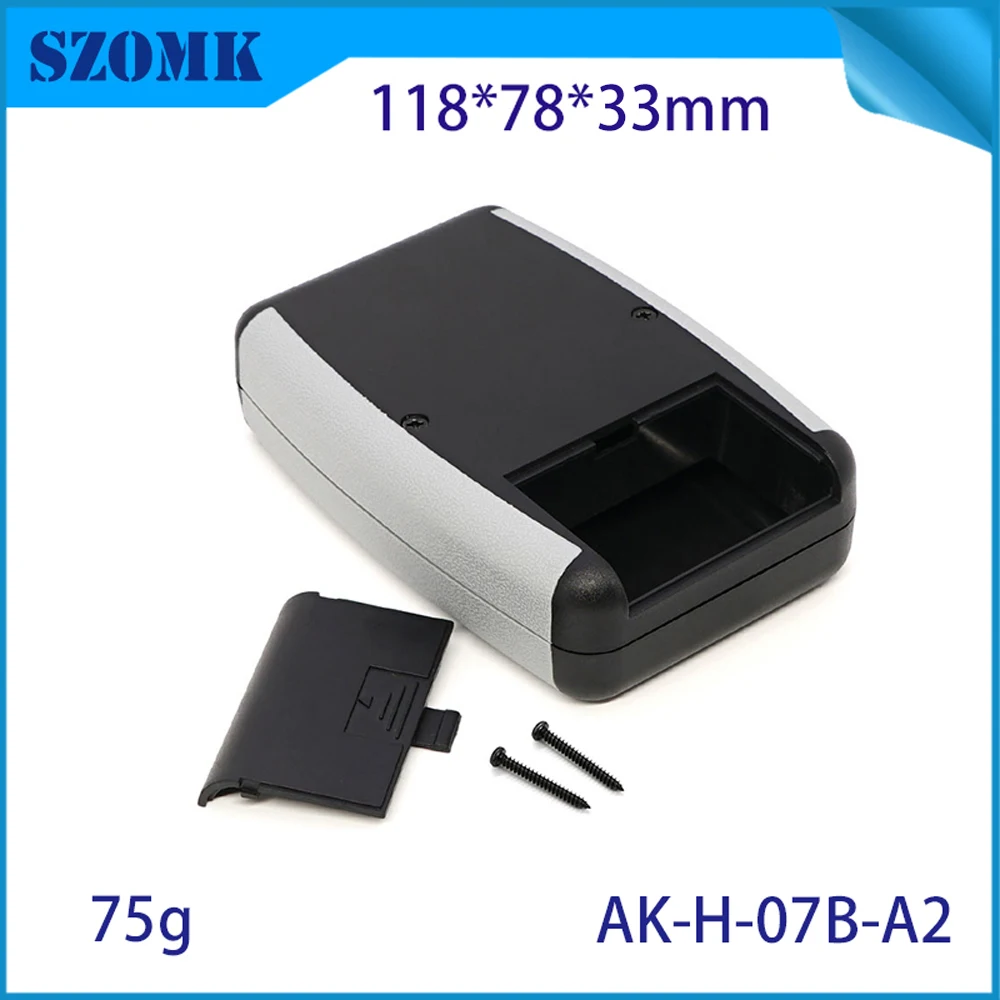 Custodia per batteria da 9v custodia portatile custodia portatile in plastica scatola per progetti da 118*78*33mm scatola per strumenti a guscio per