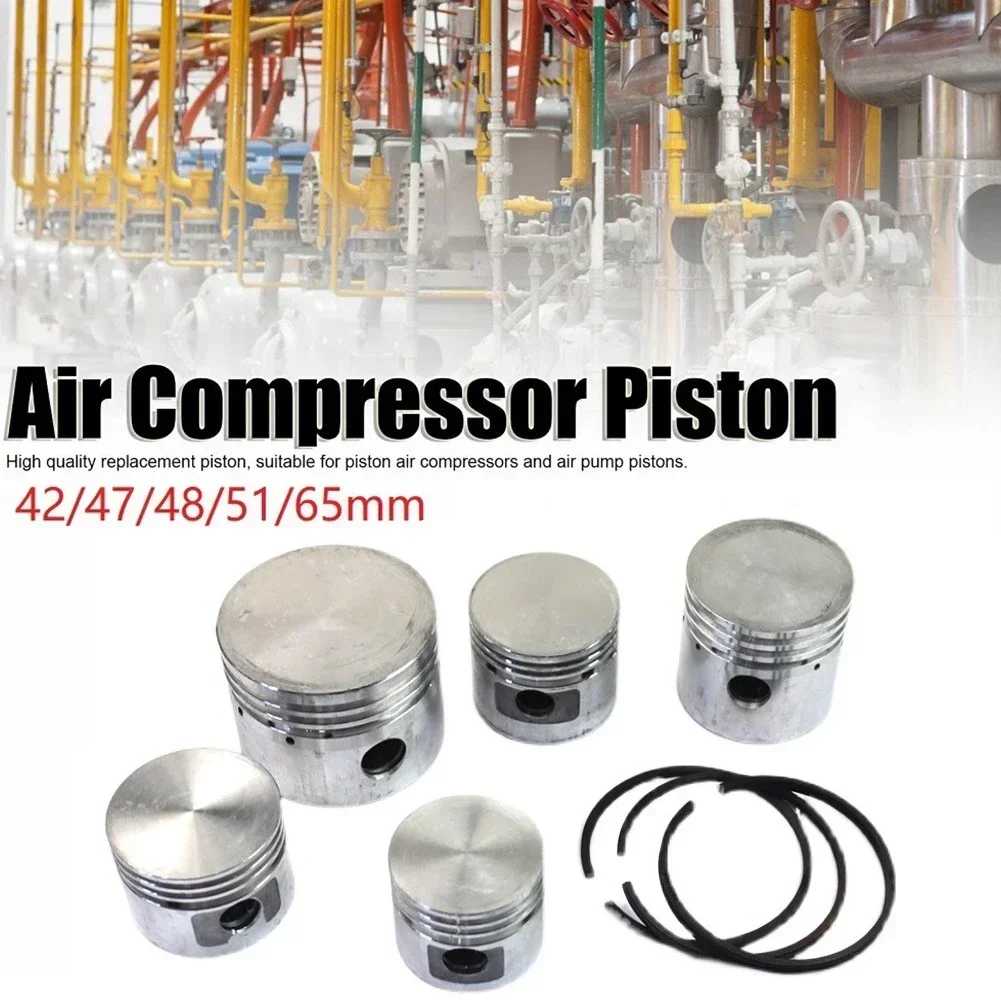 Part Piston Anti‑corrosion Anti‑impact Metal 42/47/48/51/65mm Air Compressor Air Pump Accessories Replacement New