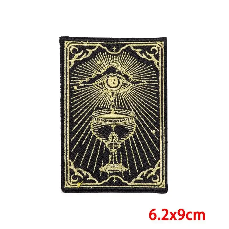 Embroidered Patch Iron On Patches for Clothing Pocket Mushroom Clothes Stickers Fabric Sewing Thermal Adhesive Applique Fusible