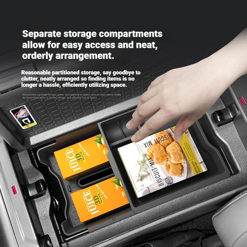 Suitable for 26 RAV4 Rongfang/Veranda Armrest Box Storage Box Car Multi-functional Storage Box