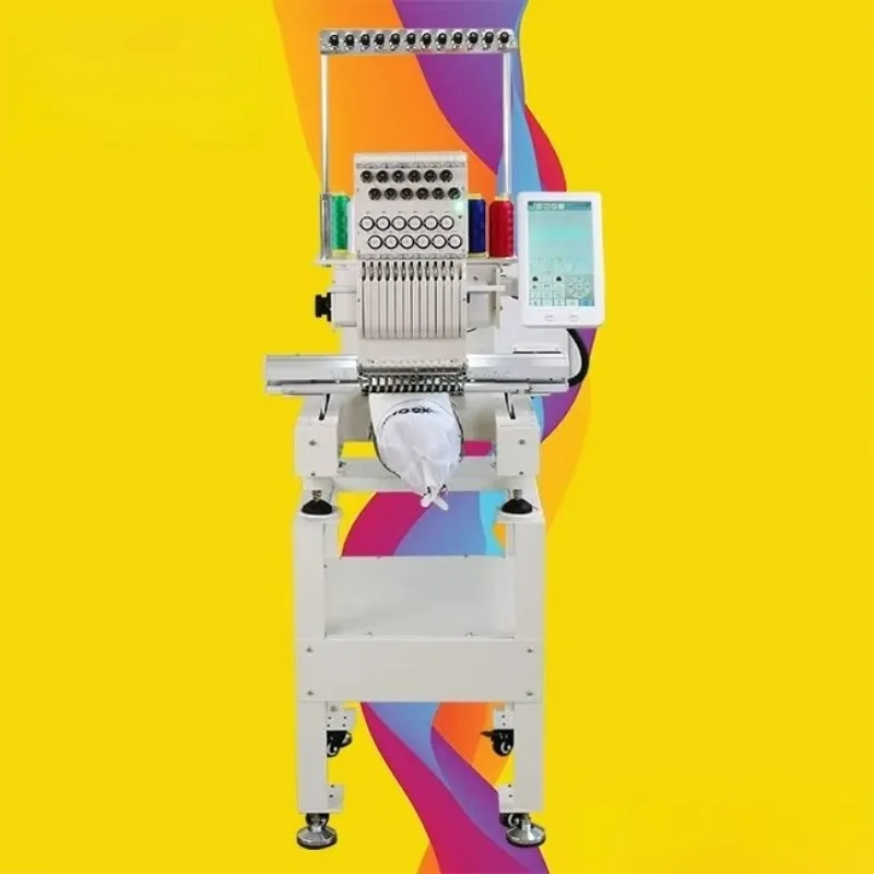 Multi Head Embroidery Machine Commercial Computerized Embroidery Equipment For Large Scale Textile Production