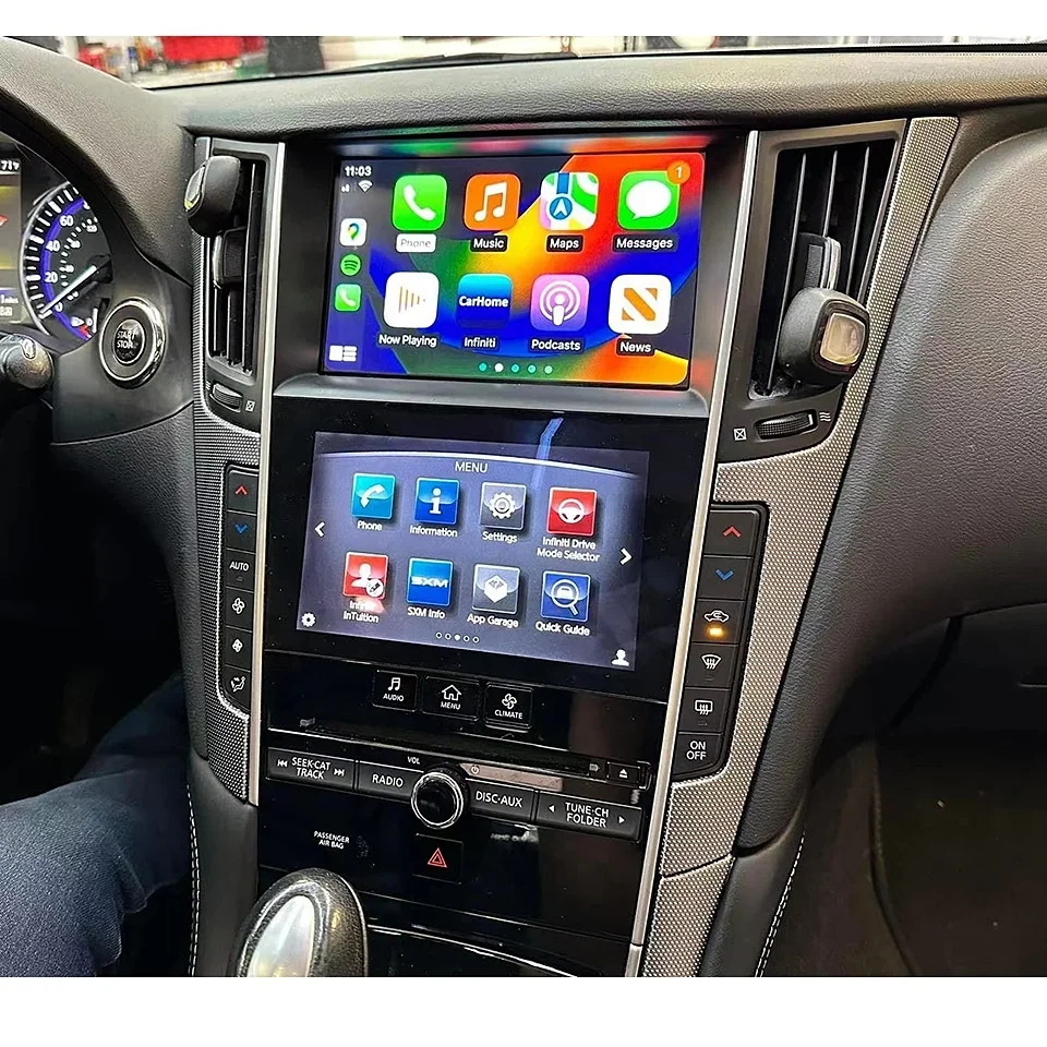 

Автоматическая модернизация беспроводное устройство Carplay Android автоматическое отображение экрана видео-интерфейс для Infiniti Q50 Qx50 Q60 Oem обновление