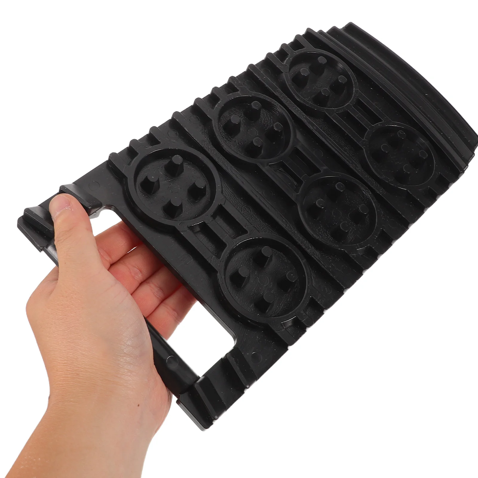

2pcs Car Anti-Skid Traction Boards Portable Escape Mats For Snow -Road Recovery Tracks Tire Rescue Tool Lightweight