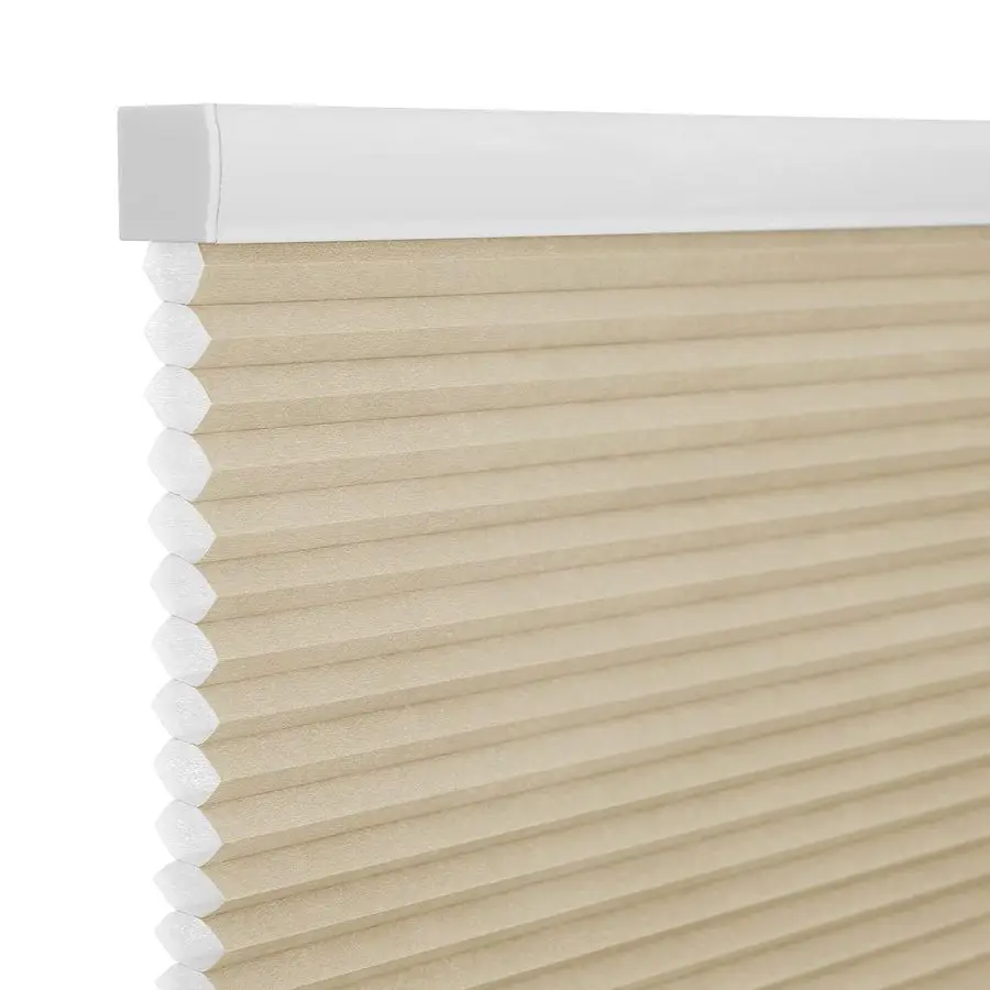 

Беспроводная плиссированная штора из полиэстера с эффектом сот, не требующая инструментов, светофильтрующая, светонепроницаемая, для окон и балконов