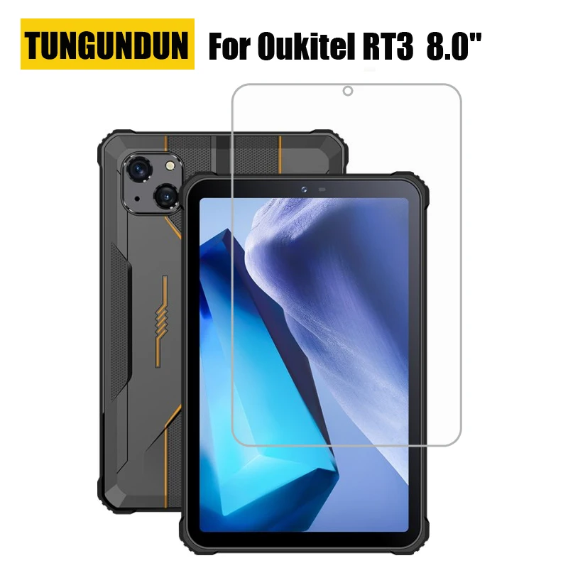 Закаленное стекло для Oukitel RT3 Pelicula 8,0 дюйма, стеклянный чехол для планшета 9H, Защитное стекло для Oukitel RT3, Защитная пленка для экрана, 2-3 шт.