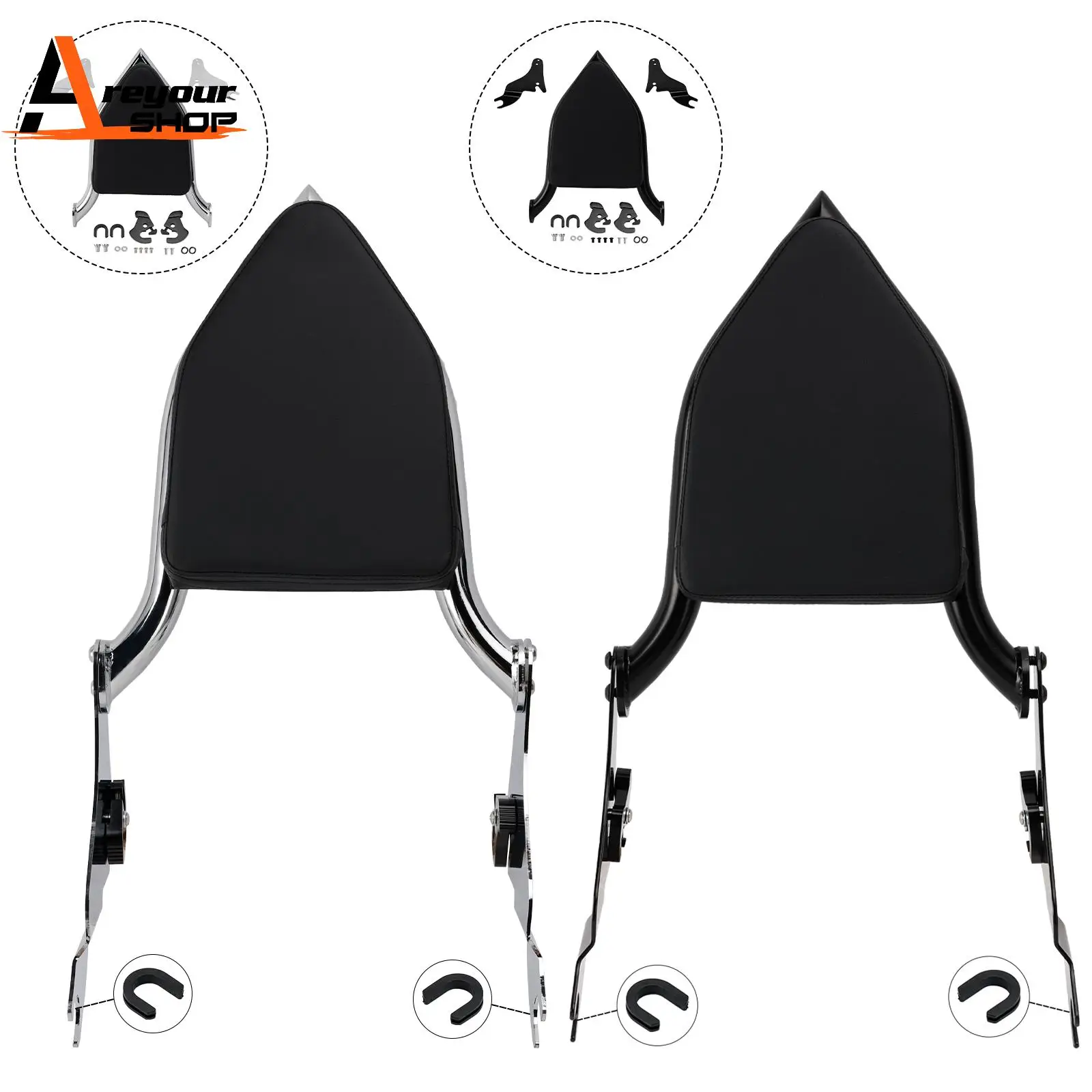 

Passenger Sissy Bar Backrest for ROAD KING 2009-2022 STREET GLIDE 2009-2024