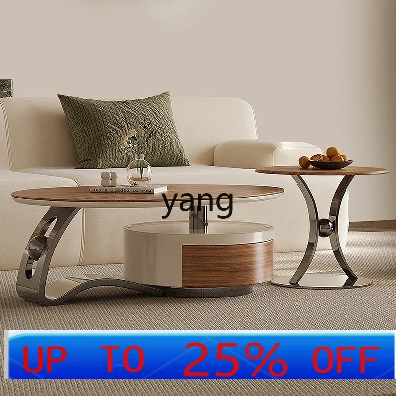 

Lmm antique style living room coffee table combination small apartment household special-shaped tea table light luxury