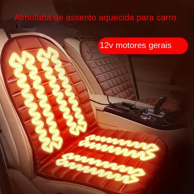 Almofada de assento de aquecimento de carro, assento de inverno de carro, almofada de assento de aquecimento elétrico, almofada de assento de aquecimento rápido, carro pequeno 12V, uso em carro