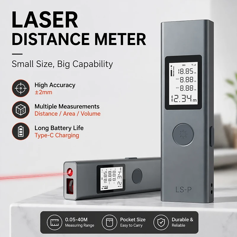 laser-distance-meter-40m-high-precision-digital-laser-rangefinder-portable-electronic-ruler-infrared-measuring-tool-for-home