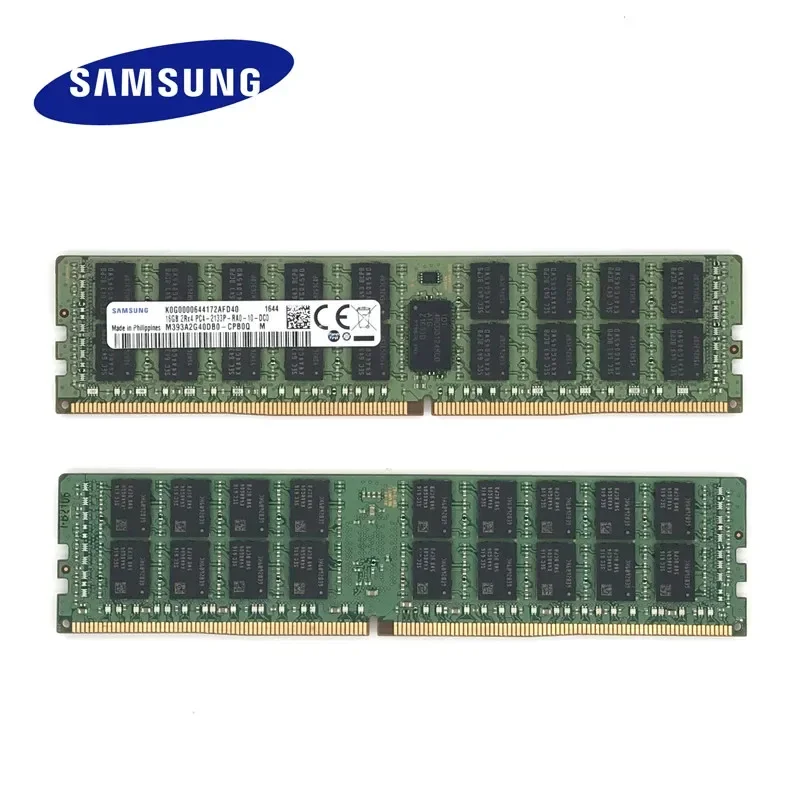 Samsung Server Memoria DDR3 DDR4 RAM RECB หน่วยความจําเซิร์ฟเวอร์ 4GB 8GB 16GB 32GB ลงทะเบียน 1333/1600/2133/2400/2666/2933MHZ Server Ram