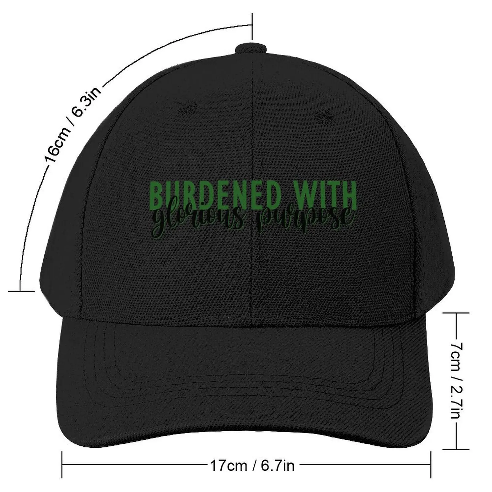 Burdened with glorious purpose Baseball Cap Hat Beach Anime Hat Dropshipping Hats Man Women's