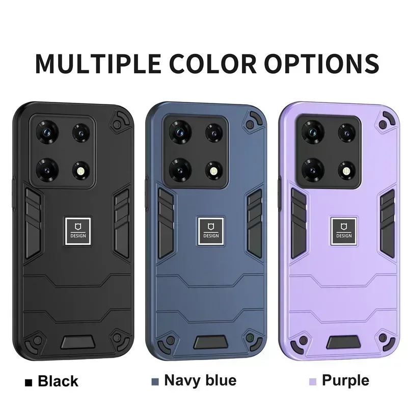 Dual Layer Shockproof Protection case for Infinix Note 30 Pro 30 VIP 12 G96 INFINIX Hot 30i 30 Play 20s 20i Camera Protect Cover